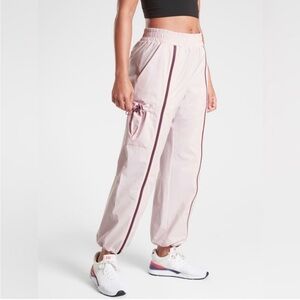 Athleta Stay Fly Pant Rosario Pink Size Small 
Fast Shipping!!  Dance Athleisure